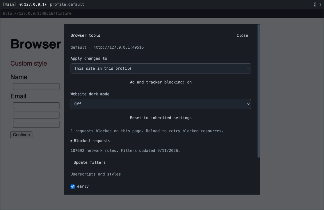 bmux: Browser tools in the macOS app